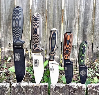 Custom Scales from The Knife Connection for ESEE Knives